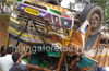 Lorry overturns near SVS College in Bantwal